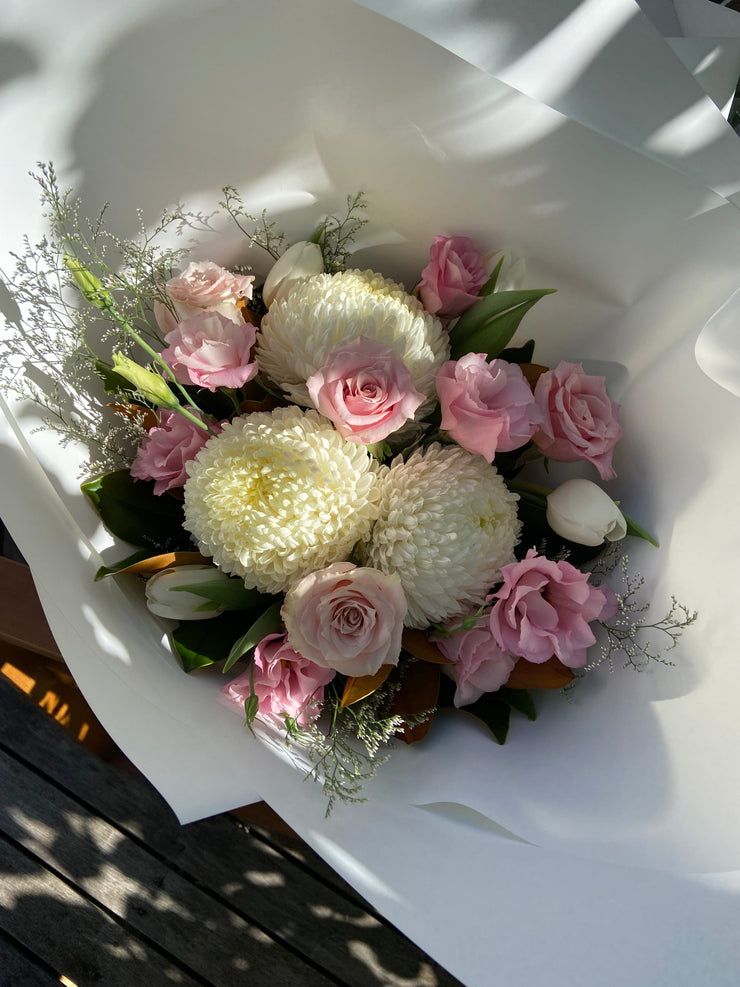 Soft Pink & White Bouquet