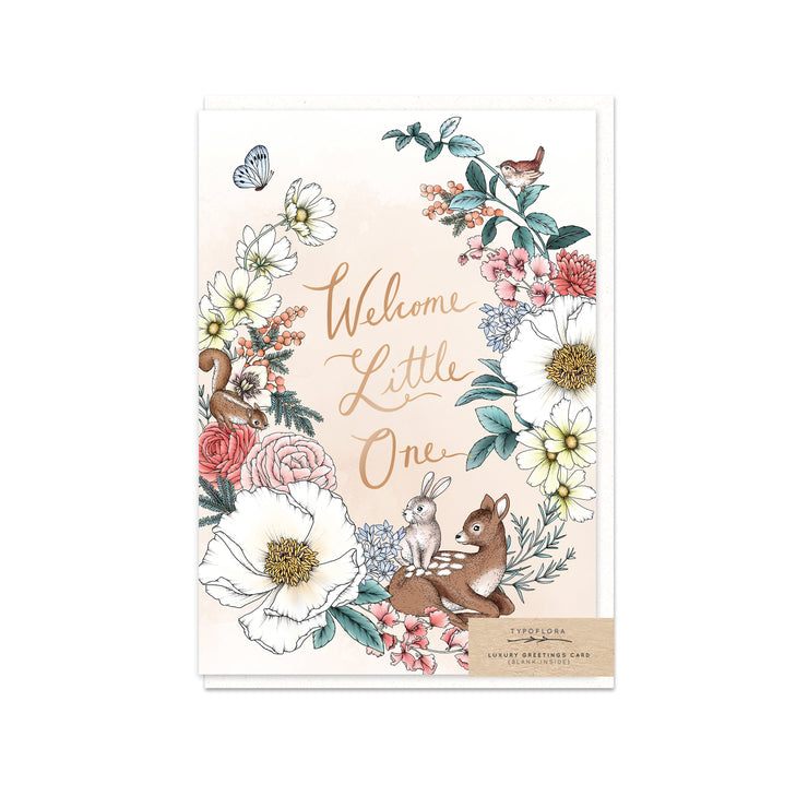 Welcome Little One - Greeting Card