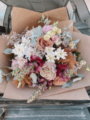 Boho and Rustic Flower Bouquet